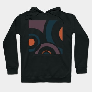 Geometric retro 80s abstract pattern Hoodie